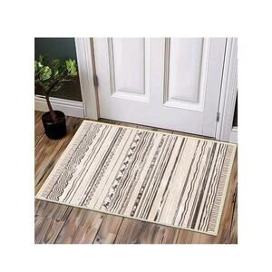 Washable Boho Front Door mat Outside Entrance 2x3 entryway Rug,Front Door Indoor